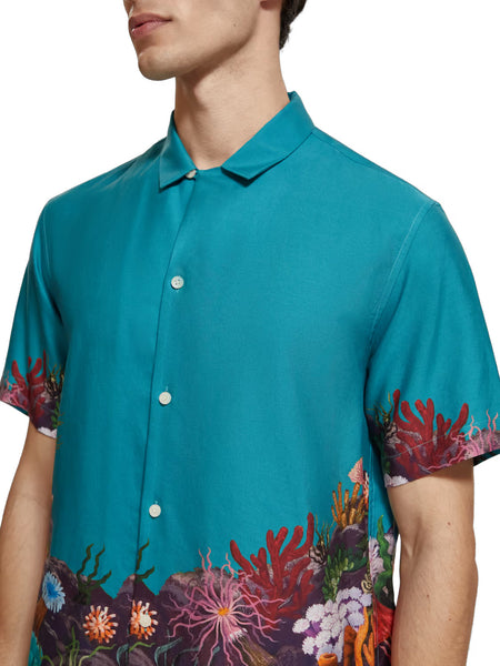 Scenery S/S Placement Print Shirt