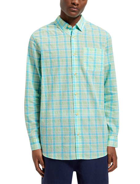 Neon Lime Check Shirt