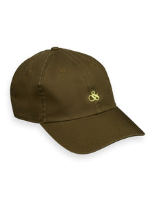 Twill Embroidered Logo Cap - Algae