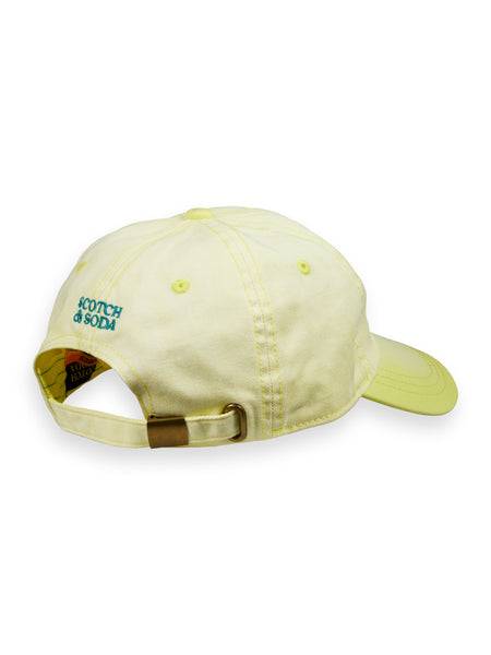 Twill Embroidered Logo Cap - Lime Tonic