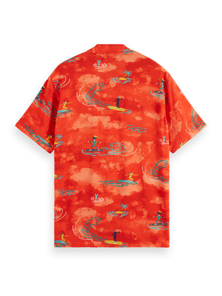 Red Surf AOP S/S Shirt