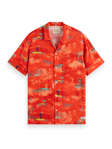 Red Surf AOP S/S Shirt