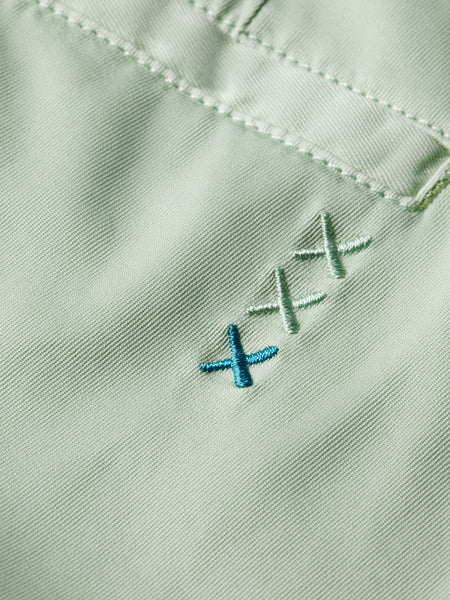 Garment Dyed Twill Shorts - Seafoam