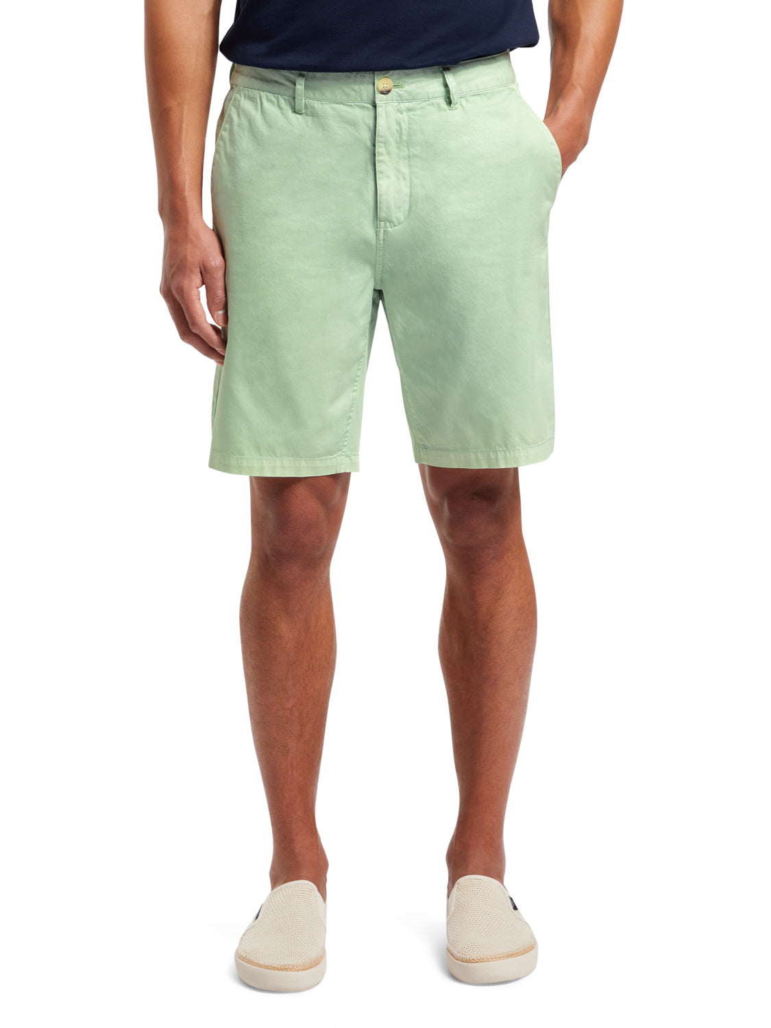 Garment Dyed Twill Shorts - Seafoam