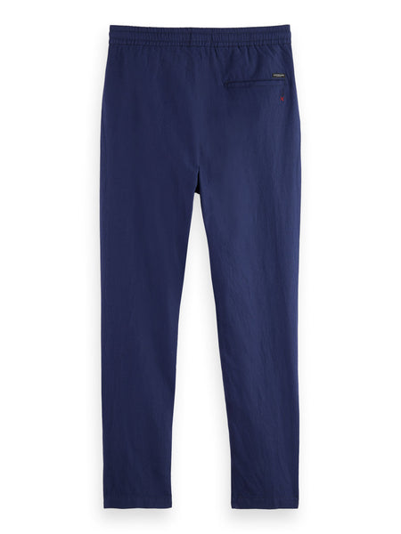 Warren - Cotton/Linen Draw String Pant - Navy