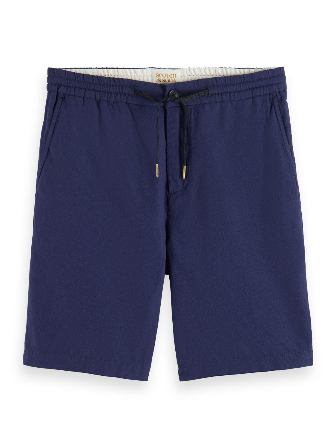 Fave - Organic Cotton/Linen Shorts - Navy