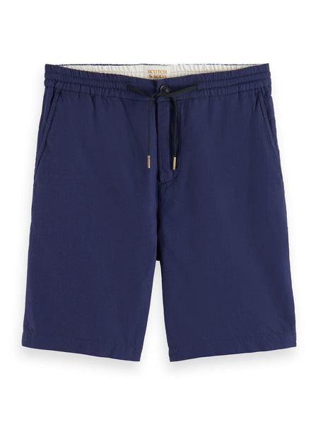 Fave - Organic Cotton/Linen Shorts - Navy