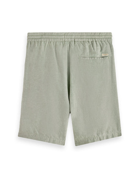 Fave - Organic Cotton/Linen Shorts - Army