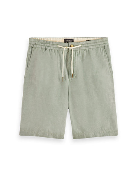 Fave - Organic Cotton/Linen Shorts - Army