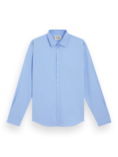 Sky Mist Slim Fit Poplin Shirt