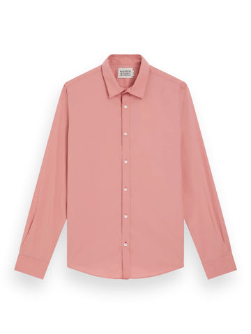 Weathered Pink Slim Fit Poplin Shirt