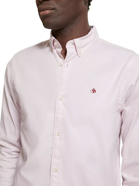 Regular Fit Oxford Shirt - Sea Flower