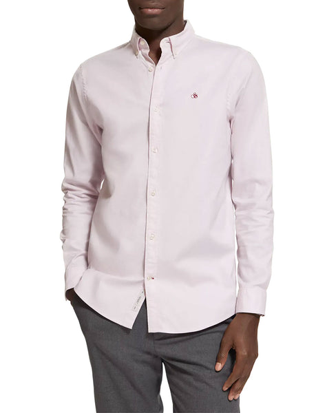 Regular Fit Oxford Shirt - Sea Flower