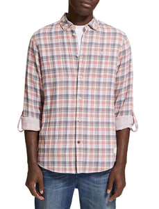 Pink Check Double Face Shirt