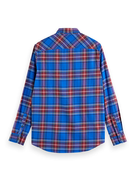 Regular Fit Shirt - Blue/Red Check