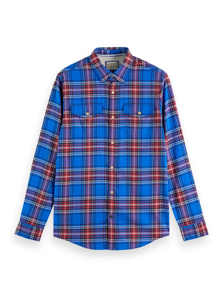 Regular Fit Shirt - Blue/Red Check