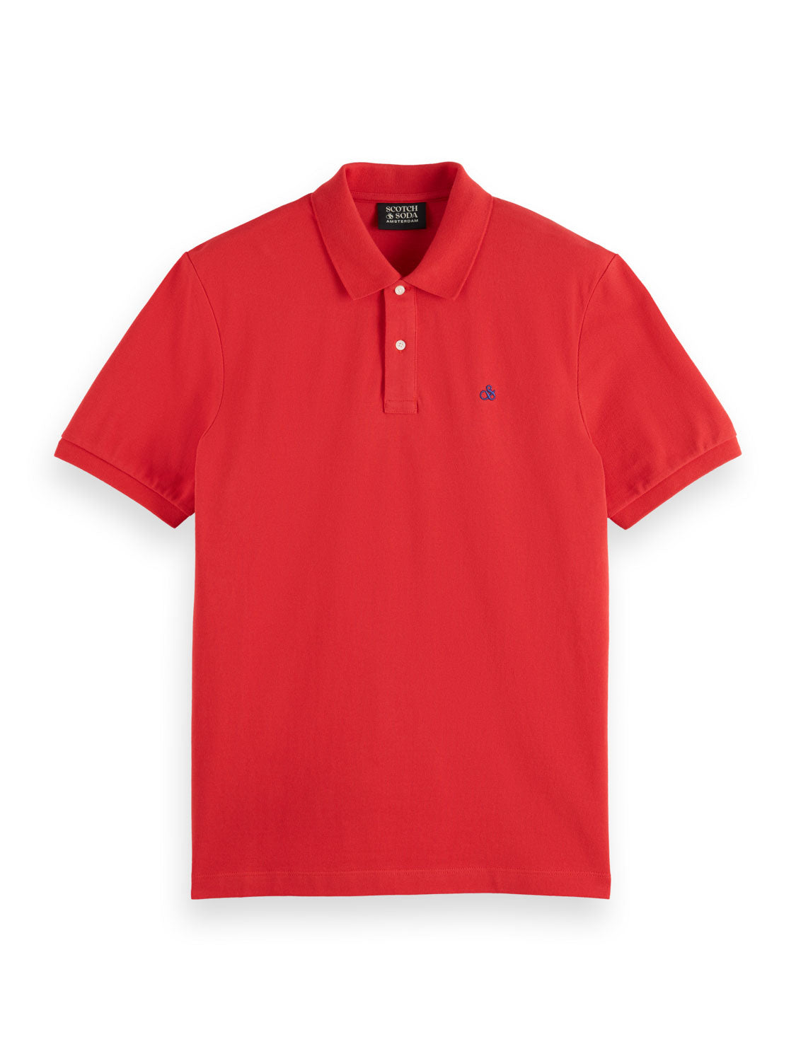 Organic Cotton Pique Polo - Lobster