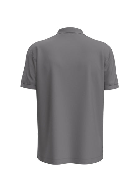 Organic Cotton Pique Polo - Seal Grey