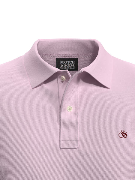 Organic Cotton Pique Polo - Seaflower