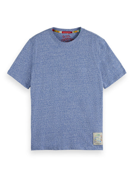 Melange T-Shirt in Boat Blue