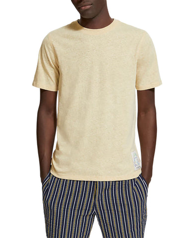 Melange T-Shirt in Nautical Yellow