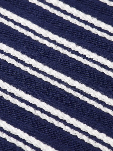 Navy/White Striped Pocket T-Shirt