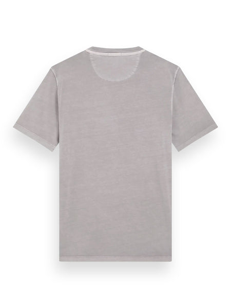 Garment Dyed Logo Tee - Seal Grey