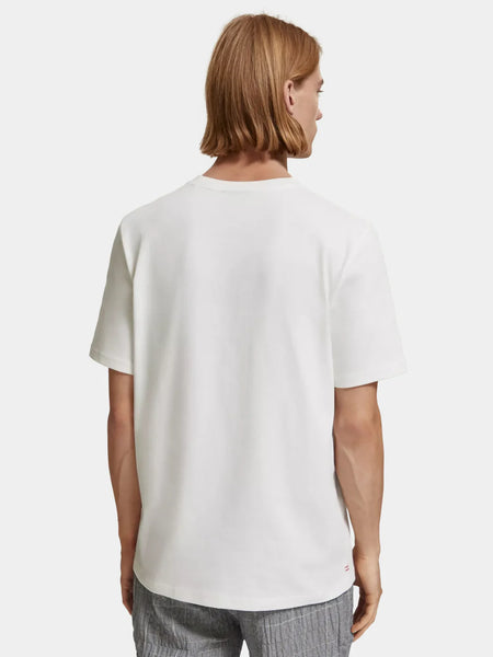 Organic Cotton Chest Pocket Tee - Swan