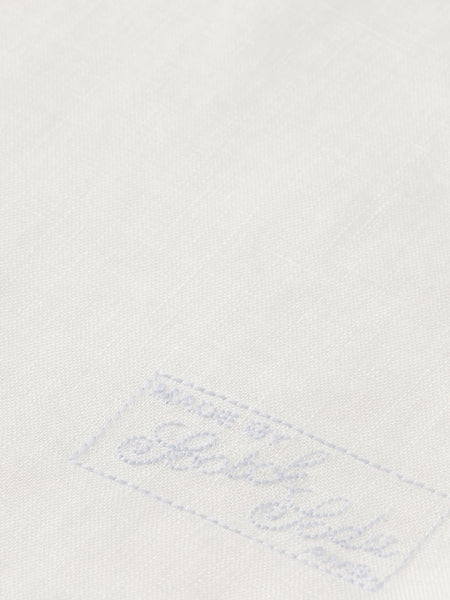 Regular Fit 100% Linen Shirt - White