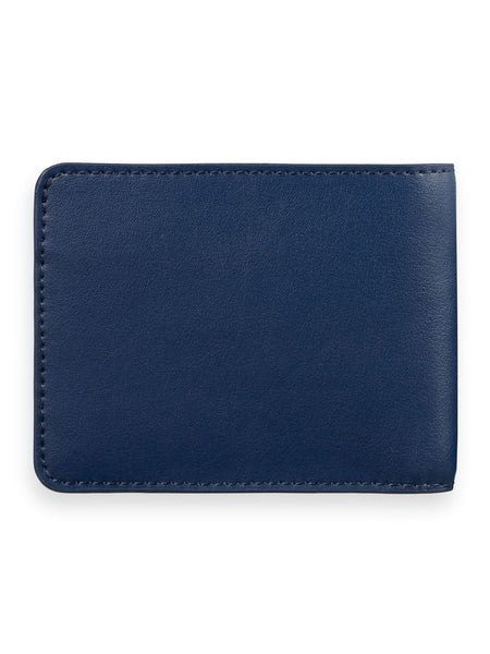 Navy Blue Classic Leather Wallet