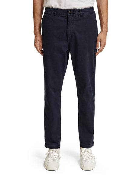 Drift - Stretch Cotton Twill Chino in Navy