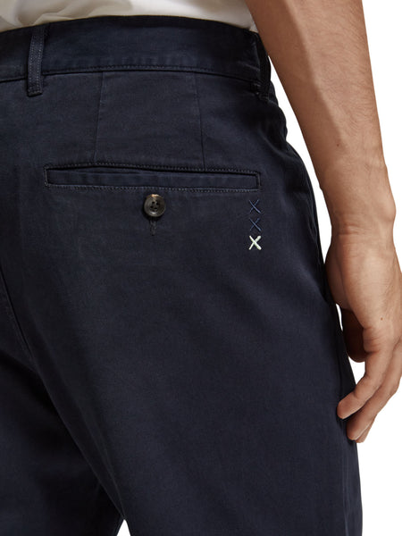 Drift - Stretch Cotton Twill Chino in Navy