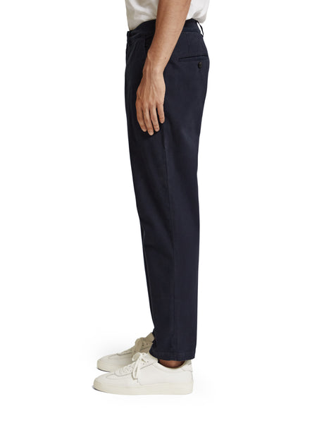 Drift - Stretch Cotton Twill Chino in Navy