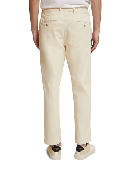 Drift - Stretch Cotton Twill Chino in Shell