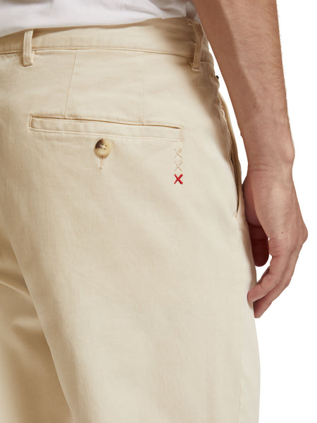 Drift - Stretch Cotton Twill Chino in Shell