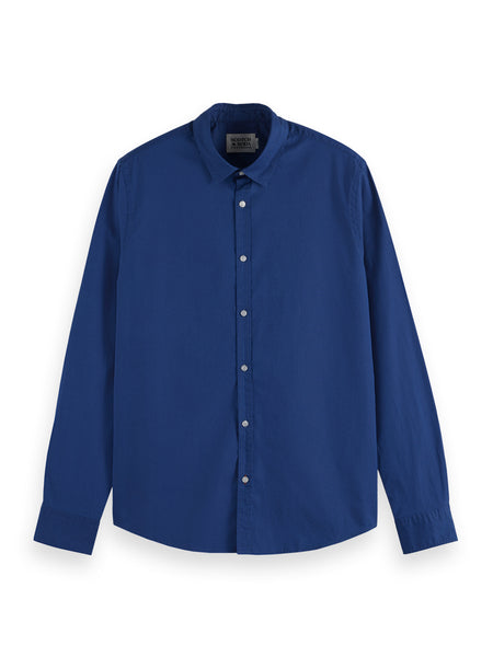 Slim Fit Essentials Poplin - Ink Blue