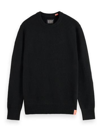 Soft Crew Neck Knit - Black