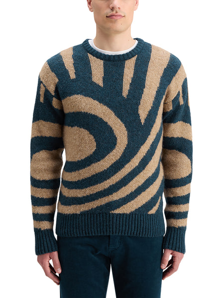 Hairy Big Waves Drop Shoulder - Night Logo Wave
