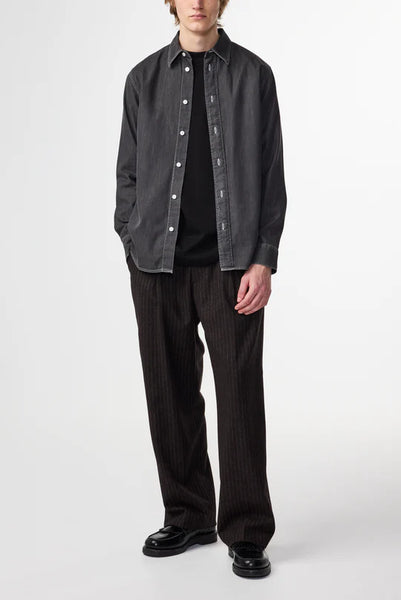 Colby Black Wash Denim Shirt