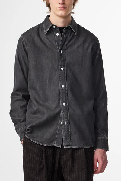 Colby Black Wash Denim Shirt