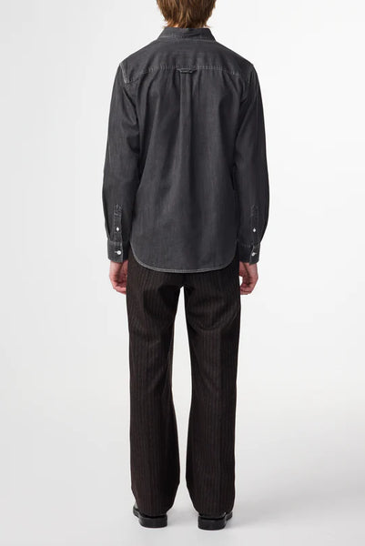 Colby Black Wash Denim Shirt