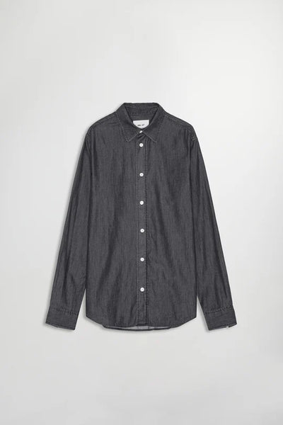 Colby Black Wash Denim Shirt