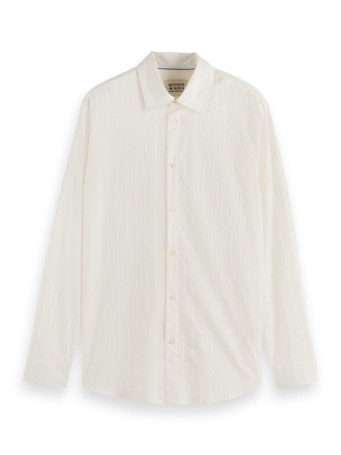 Dobby Shirt in Regular Fit - Swan