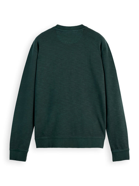 Amsterdam Green Garment Dyed Sweat Shirt