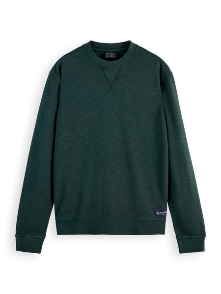 Amsterdam Green Garment Dyed Sweat Shirt
