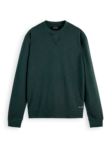 Amsterdam Green Garment Dyed Sweat Shirt