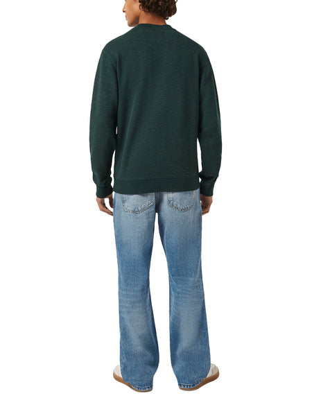 Amsterdam Green Garment Dyed Sweat Shirt