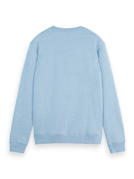 Spring Blue Mélange Sweat Shirt