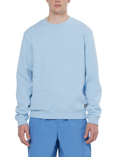 Spring Blue Mélange Sweat Shirt