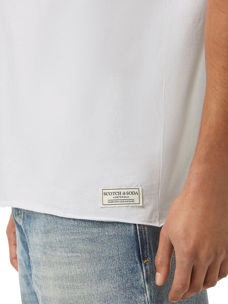 Bright White - Raw Edge T-Shirt